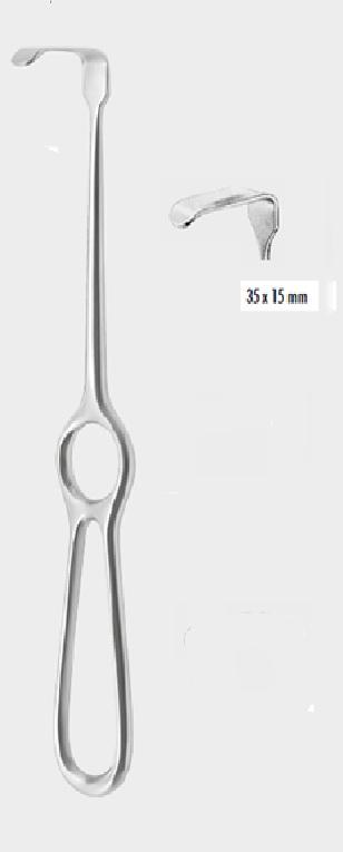 Ретрактор ЛАНГЕНБЕК (LANGENBECK), 21 см (cm), 35х15 мм (mm)